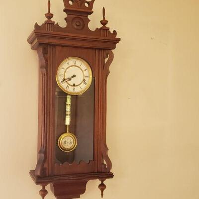 Wooden wall clock