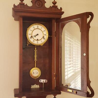Wooden wall clock