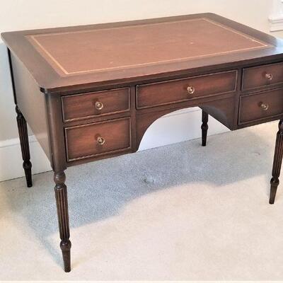 Lot #3  Nice Vintage Tradition House Leather Top Desk
