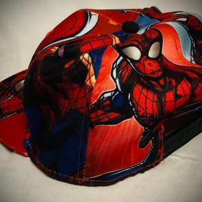 Marvel Spider-Man Embroidered Flat Brim Snapback Hat