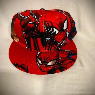 Marvel Spider-Man Embroidered Flat Brim Snapback Hat