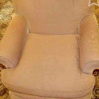 Custom- Made Swivel Club Chair 