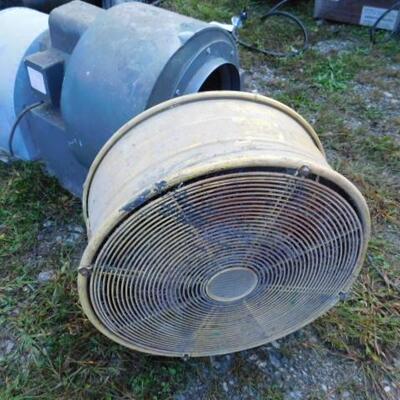 Collection of Various Sized and Capacity Commercial Fans Blowers (A)