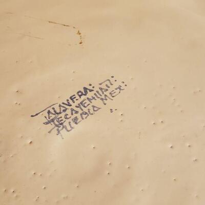 Lot 306: Handpainted Ceramic Platter and Mug