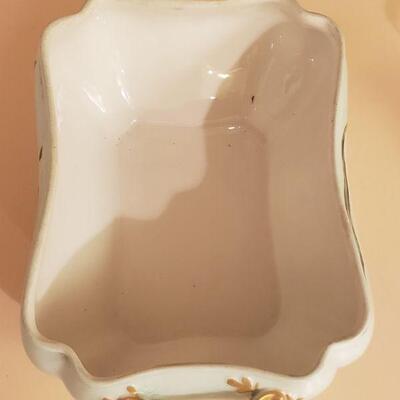 Lot 310: Handpainted Tureen and Italian Espresso Cup