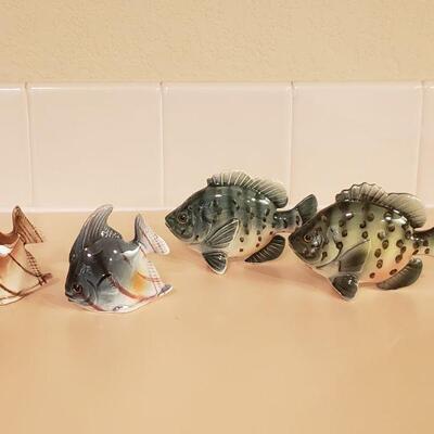 LOT 314: (2) Sets of Fish Salt & Pepper Shakers