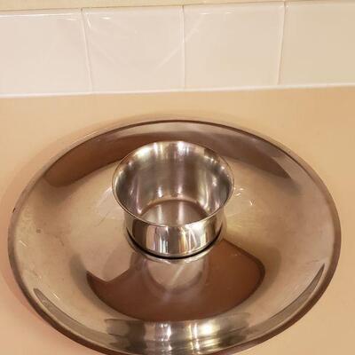 Lot 321: Mid Century Modern Swedish Charcuterie Platter and Bowl