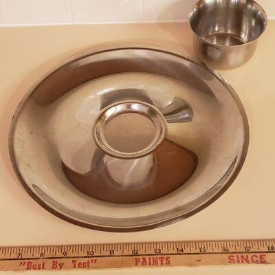 Lot 321: Mid Century Modern Swedish Charcuterie Platter and Bowl