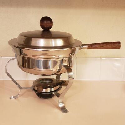 Lot 322: Mid Century Modern Chafing Dish