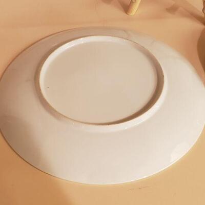 Lot 356: Antique Plate and Bowl