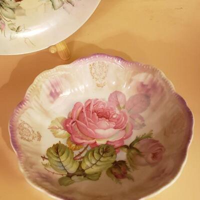 Lot 356: Antique Plate and Bowl