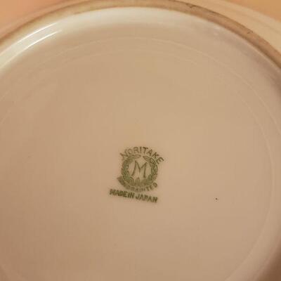 Lot 357: Antique Birl Bowl and Flower Plate