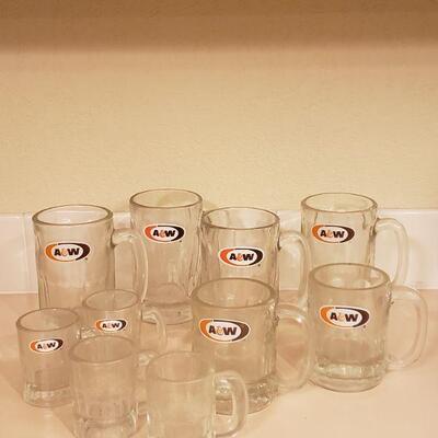 Lot 358:  Vintage A&W Mug lot