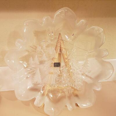 Lot 365: Vintage Mikasa Christmas 13.5" Platter 
