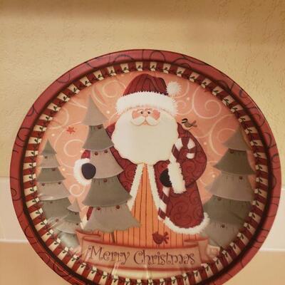 Lot 367: Vintage Christmas Trays and Spreaders