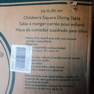 Children's Square Dining Table- 24