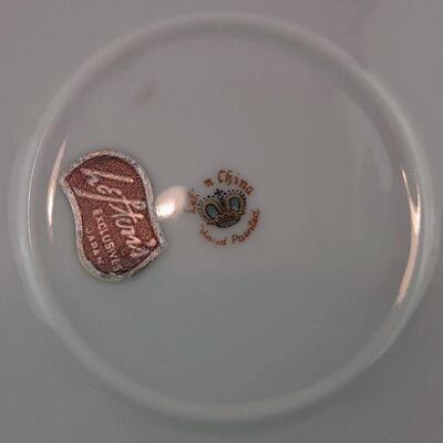 Lefton Gold Wheat Snack Plate