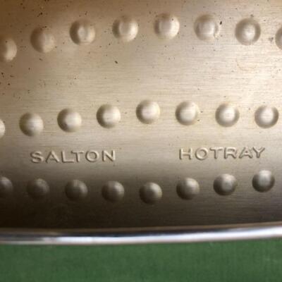 LOTS 247, 246: Salton Hot Tray: Loaf and Bun Warmer, Electric