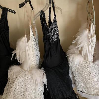 5 Ballet Costumes Lot from Black Swan Production 2 White & 2 Black 