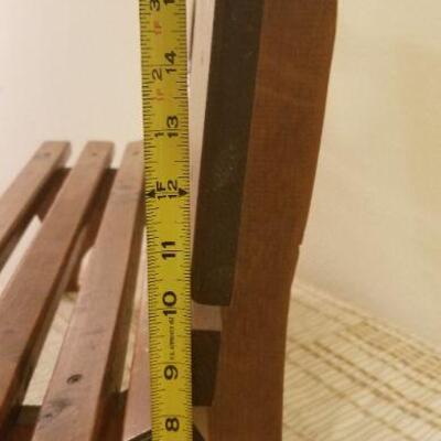 Lot #371: Vintage Doll or Children's Wood Bench