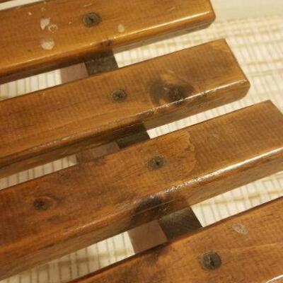 Lot #371: Vintage Doll or Children's Wood Bench