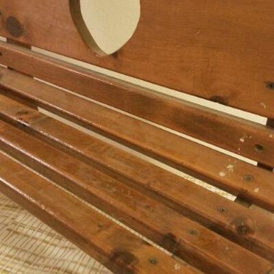 Lot #371: Vintage Doll or Children's Wood Bench