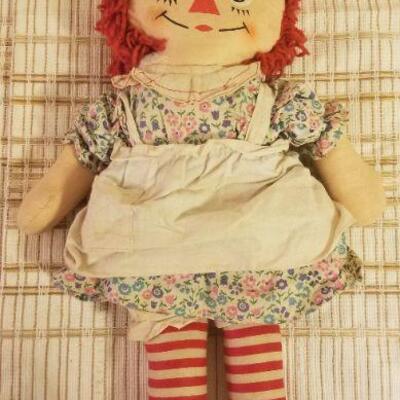 Lot #374: Vintage Rickenbocker Toy Company Raggedy Ann & Andy Pair