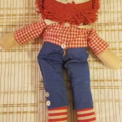 Lot #374: Vintage Rickenbocker Toy Company Raggedy Ann & Andy Pair