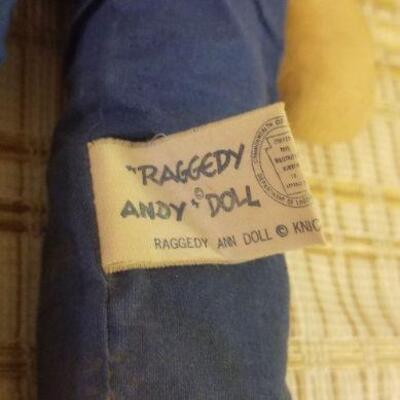 Lot #374: Vintage Rickenbocker Toy Company Raggedy Ann & Andy Pair