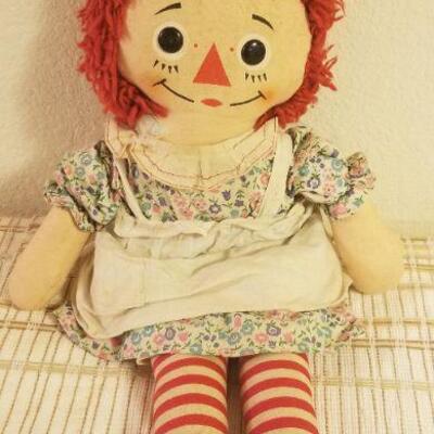 Lot #374: Vintage Rickenbocker Toy Company Raggedy Ann & Andy Pair
