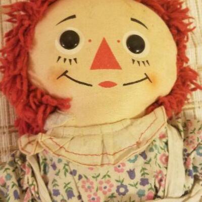 Lot #374: Vintage Rickenbocker Toy Company Raggedy Ann & Andy Pair