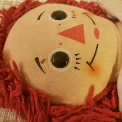 Lot #374: Vintage Rickenbocker Toy Company Raggedy Ann & Andy Pair