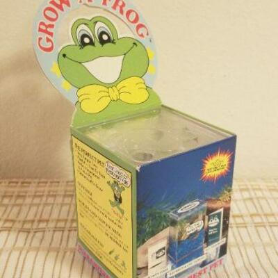 Lot #375: Vintage 1980s GROW A FROG Toy New Unused