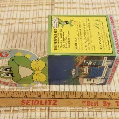 Lot #375: Vintage 1980s GROW A FROG Toy New Unused