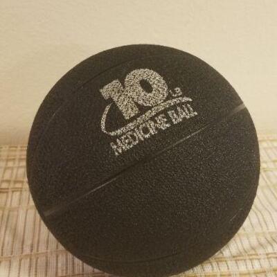 Lot #388: 10 lb Medicine Exercise Training Ball