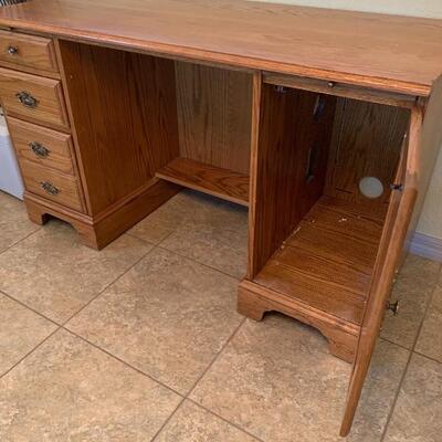 Small solid wood desk 