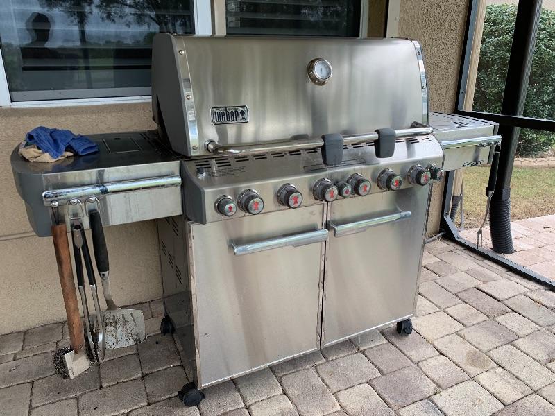 Weber Natural Gas line Outdoor Grill