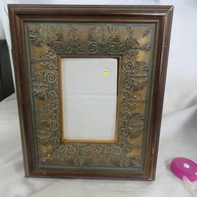 Golden and Wood Picture Frame