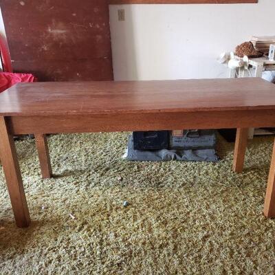 Lot 401: Antique Library Table 6' Ã— 29.5" Ã— 30.75"
