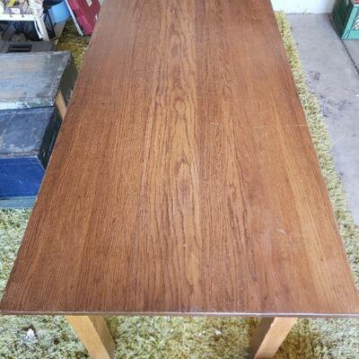 Lot 401: Antique Library Table 6' Ã— 29.5" Ã— 30.75"