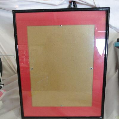 Pink and Black Picture Frame