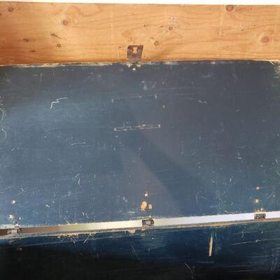 Lot 402: Vintage Blue Blanket Chest