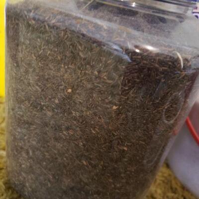 Lot 410: Bird Seed and Feeder Lot