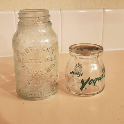 Lot 431: Vintage Malted Milk & Yogurt Jar