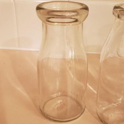 Lot 432: 3 Small Milk Bottles 