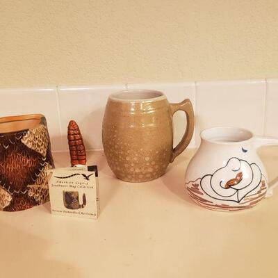 Lot 438: Vintage Ceramic Coffee Cups