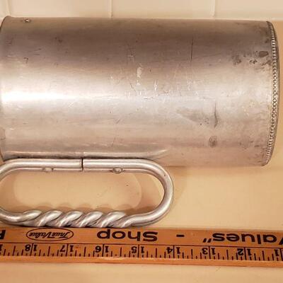 Lot 450: Mid Century Aluminum BW Pitcher 