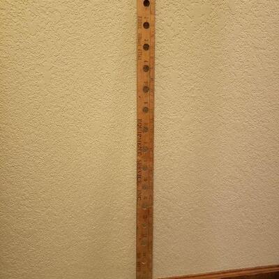 Lot 462: Antique Yard Stick