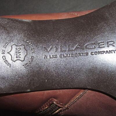 Lot 208- Villager Leather Shoes