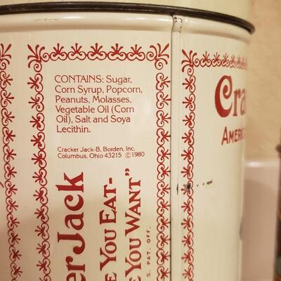 Lot 470: Vintage Cracker Jack and Animal Cookie Tins